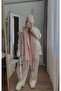 Unisex Puffy Lightweight Scarf Powder - 5