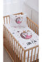 % Cotton Satin Park Bed Crib Duvet Cover Set (70X120) Princess on the Moon