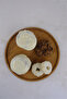 2-Piece Large Size 30 cm Beech Wooden Plate, Wooden Presenter, Wooden Plate, Serving Plate, Catering - 4