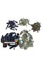 Balloon Set Midnight Blue-Chrome Silver-Chrome Space Gray Set of 60 Balloon Chain - 4