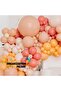 Balloon Set Retro White-Pink Blush-Coral-Peach 60-Piece Balloon Chain Set - 4
