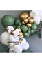 Balloon Set Chrome Gold-Island Tea-Pastel White 100 Piece Balloon Chain Set - 5