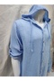 Muslin Cotton Long Sleeve, Soft Hooded Men's Shirt - 3