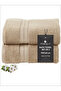 2 - Pcs Premium Bath Towels (70x140cm) 600 GSM 100% Combed Cotton