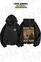 Oversize Iroh Make Tea Avatar the Last Airbender Back Printed Hooded Sweatshirt (2 Yarns)