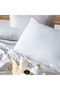 Natural Stripe Cotton Double Duvet Cover Set - 6