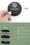 2 Pcs Volkswagen Multivan Black Carbon Coasters - for 7cm - 2
