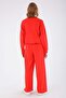 Pomegranate Flower-Long Leg Knitwear Trousers - 4