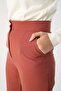 Tile Leg Slit Trousers - 4