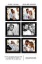 6 قطع إطار 15x15 - إطار مربع - إطار أسود MDF - مجموعة إطارات صور متعددة