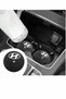For Hyundai I10 Model - 2 Pcs 7 cm Black Carbon Sport Coasters - 6