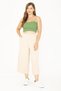 Plus Size Sweatpants - Beige - Bootcut - 3