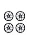 White Cfmoto 450Nk Written 8 Pieces Inside the Rim Lettering Sticker - 2