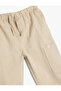 Cotton Elastic Waist Pocket Detailed Trousers - 3