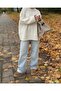 Women's Hair Knit Patterned Oversize Long Sleeve Knitwear Sweater - 3