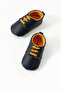 Anti-Slip Sole Cotton Lining First Step Rubber Laced Baby Boy Booties