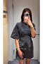 Premium Anthracite Denim Dress - 3