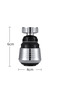 360 °   Rotatable Practical Saving Flow 2 Modes Faucet Head - 2
