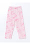 Pink Minnie Mouse Printed Baby Girl Pajama Set - 4