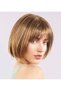 Light Brown Blunt Party Wig Blunt Hair