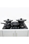 طقم أواني طهي من الألومنيوم من Chef Art RF9557، 7 قطع - 4