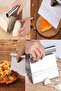 Luxury Stainless Steel Dough Cutting Apparatus - Measured, Scraper Pastry Cake Spatula - 2