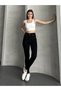Women's Black Skinny Slim-Leg Shaping Jeans Denim Non-Fading Women's Jeans - 5
