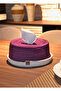 Innovative and Modern Design Jute Straw Hand Knitted Bohemian Napkin Holder Round Box Home Office Bathroom Kitchen