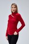 Women's Shoulder Detailed Long Sleeve Blouse - 4
