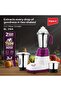 3-In-1 Mixer Grinder BL 318 - Copper Motor, Unbreakable ABS Body, Stainless Steel Jars, Sharp Blades - 2