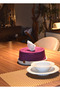 Innovative and Modern Design Jute Straw Hand Knitted Bohemian Napkin Holder Round Box Home Office Bathroom Kitchen - 2