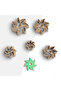 Twisted Flower Shaped Polymer Clay Mold, Earring Mold, Jewelry Mold, Cake Molds, No:1065