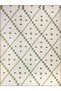 Emre Collection Green Beige Tones Geometric Detail Patterned Woven Base Modern Decorative Carpet 11 - 4