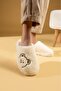 Winter women's indoor slippers with closed front furry teddy bear - 3