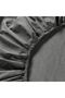 Ullvide, Sheet with Rubber, Gray, 90X200 cm - 5