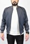 Men's Classic Collarless Seasonal Spring Bondit Gray Coat - 2