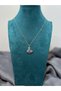 Swan Series Purple Feather Zircon Stone Women's Gold Color Premium Steel Necklace - 4