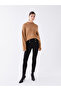 Two Mt Shop Quality Lcw Vision Black Women's Leggings Pants with Elastic Waist - 2