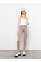 Two Mt Shop Quality Xside Brown Women's Elastic Waist Plain Leggings