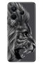 Xiaomi Redmi Note 14 Case Patterned Tpu Silicone Printed Black Lion