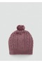 Pompom Knitted Print Knitwear Hat - 2