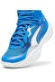 Playmaker Pro Mid Kids Blue Basketball Shoes - 5