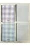 A5 Spiral School Notebook 80 Sheets Set of 4 Plaids Cardboard Cover - 5