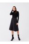 Lcw Grace Elastic Waist Straight A-Line Women's Skirt (W3) - 2