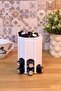 Capsule Coffee Stand Decorative Multi-Purpose Black 40 Capsules White - 2