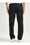 Şah Moda 59 - Black Oversize Baggy Sweatpants, Comfortable Fabric642 - 2