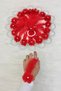 Red Bridesmaid Bracelet and Bridesmaid Crown (Plastic) Henna Night Bachelorette Party, Bride 20 Pieces - 5