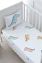 Mother's Side Crib Elastic Sheet Set - Iconic Series - Colorful Dinosaurs - 2