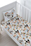 Baby Size Fitted Sheet Set - Cartoon Series - Mickey and Friends Pattern - 2