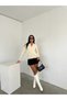 Women's Pearl Zippered Knit Cardigan - 2